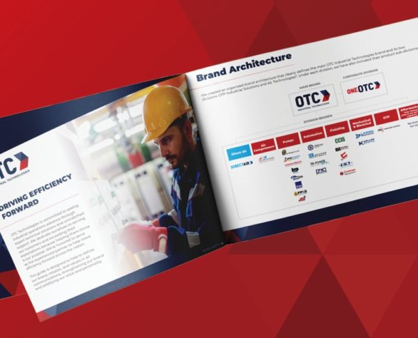 OTC industrial Technologies brand guidelines book