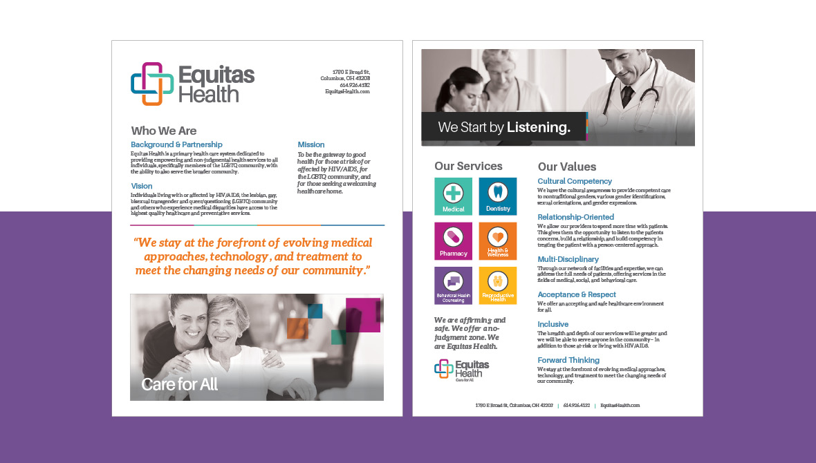 Equitas Health Rebrand